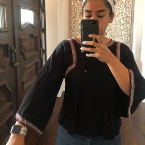 Forever 21 boho 3/4 sleeve blouse🤩